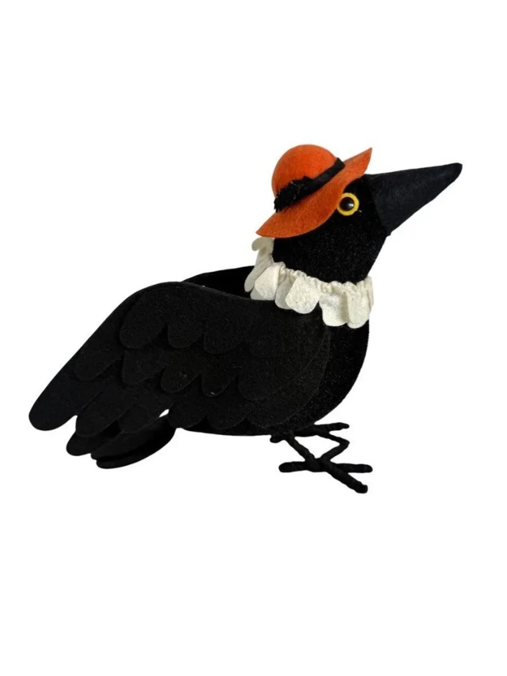 Target Featherly Friends Halloween Brisby Crow Hat Felt Bird Decoration 2018